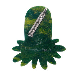 Rhapsody in Blue Brooch  -  Erstwilder  -  Quirky Resin and Enamel Accessories