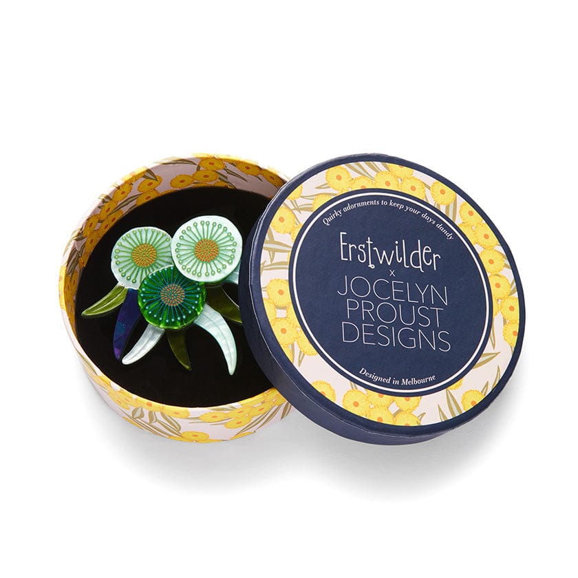 Verdant Green Gum Brooch  -  Erstwilder  -  Quirky Resin and Enamel Accessories