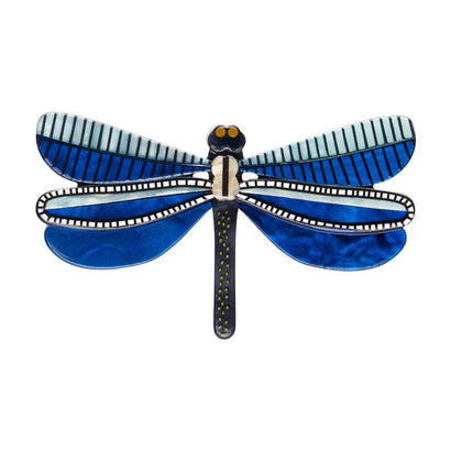 Sapphire Sky Dancer Brooch  -  Erstwilder  -  Quirky Resin and Enamel Accessories