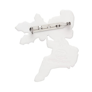 Little Ragged Christmas Blossom Brooch  -  Erstwilder  -  Quirky Resin and Enamel Accessories