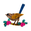 Holly Wagtail Brooch