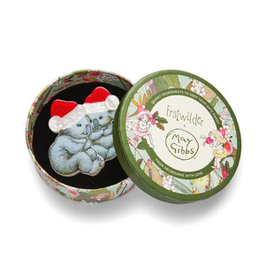 Mr. & Mrs. Bear Brooch  -  Erstwilder  -  Quirky Resin and Enamel Accessories