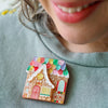 Structurally Sweet Brooch  -  Erstwilder  -  Quirky Resin and Enamel Accessories