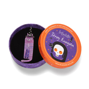 Hocus Purrcas Brooch  -  Erstwilder  -  Quirky Resin and Enamel Accessories