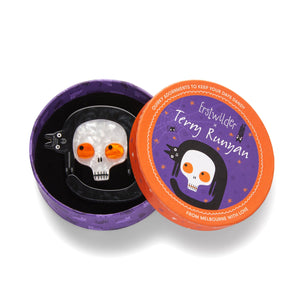 From the Catacombs Brooch  -  Erstwilder  -  Quirky Resin and Enamel Accessories