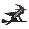 Bed Knobs & Broomsticks Brooch  -  Erstwilder  -  Quirky Resin and Enamel Accessories