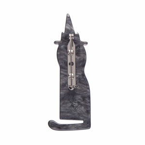 Familiar Shadow Brooch  -  Erstwilder  -  Quirky Resin and Enamel Accessories