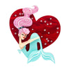 Oceans of Love Brooch  -  Erstwilder  -  Quirky Resin and Enamel Accessories