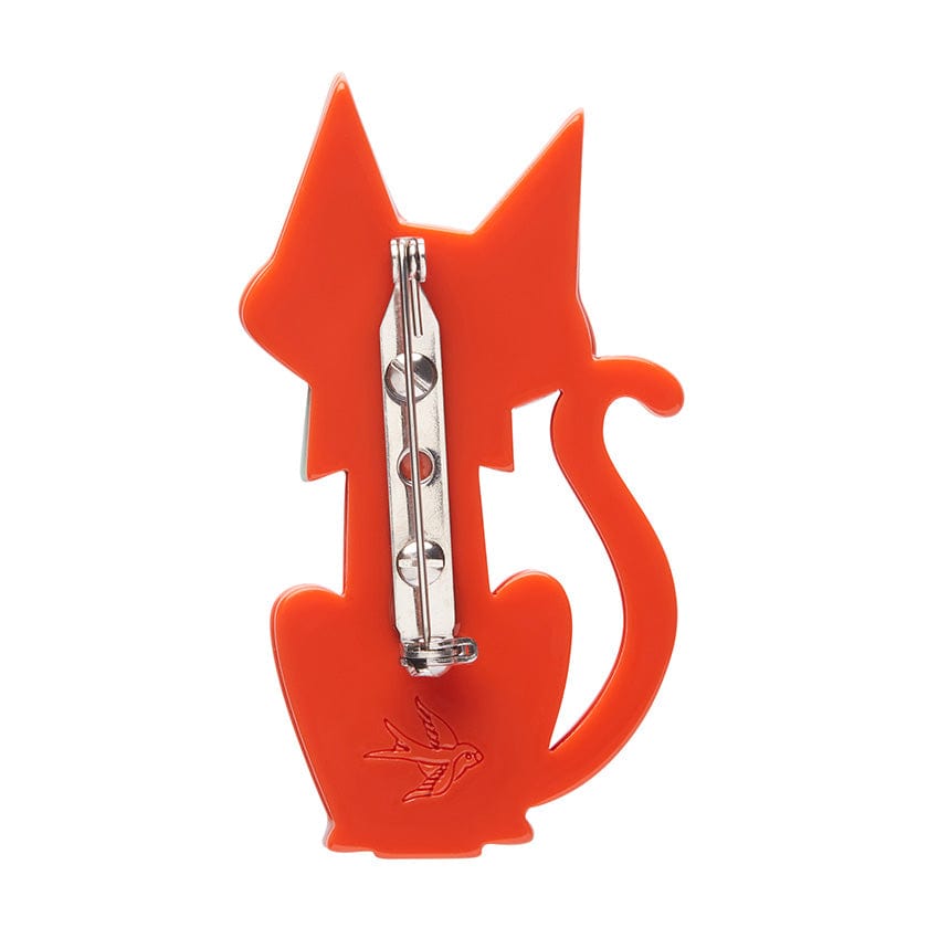 The Cat's Meow Brooch  -  Erstwilder  -  Quirky Resin and Enamel Accessories