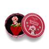 Sitting on a Strawberry Brooch  -  Erstwilder  -  Quirky Resin and Enamel Accessories