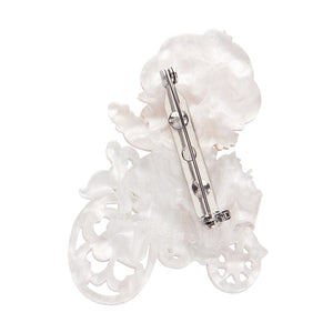 Strawberry Adventures Await Brooch  -  Erstwilder  -  Quirky Resin and Enamel Accessories