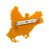 Mother Hen Knows Best Brooch  -  Erstwilder  -  Quirky Resin and Enamel Accessories