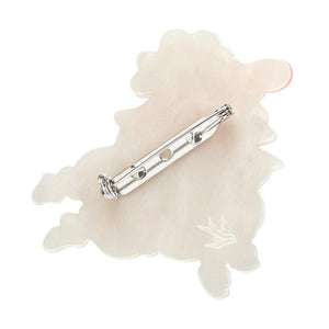 Dolly the Demure Brooch  -  Erstwilder  -  Quirky Resin and Enamel Accessories