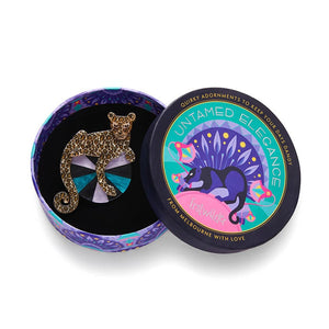 Roaring Opulence Brooch  -  Erstwilder  -  Quirky Resin and Enamel Accessories