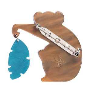 Princely Primate Brooch  -  Erstwilder  -  Quirky Resin and Enamel Accessories