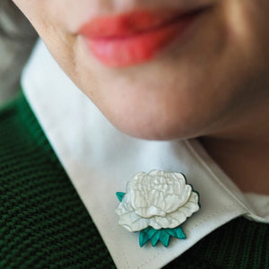 Reason for Living Mini Brooch  -  Erstwilder  -  Quirky Resin and Enamel Accessories
