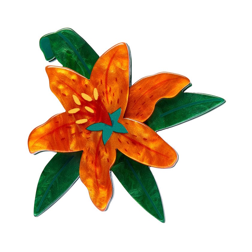 tiger lily brooch Strange as You Brooch