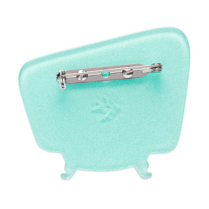 Betty the Bathing Kitty Brooch  -  Erstwilder  -  Quirky Resin and Enamel Accessories