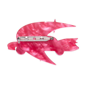 One Smooth Ride Brooch  -  Erstwilder  -  Quirky Resin and Enamel Accessories