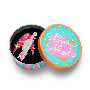 One Smooth Ride Brooch  -  Erstwilder  -  Quirky Resin and Enamel Accessories