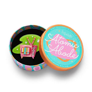 Life in Technicolor Brooch  -  Erstwilder  -  Quirky Resin and Enamel Accessories