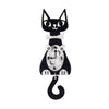 It’s Kitty Time Brooch  -  Erstwilder  -  Quirky Resin and Enamel Accessories