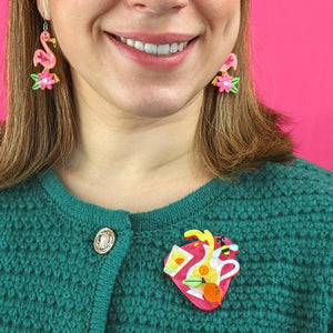 Lemon Squeezy Brooch  -  Erstwilder  -  Quirky Resin and Enamel Accessories