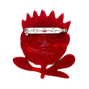 Prophetic Protea Brooch  -  Erstwilder  -  Quirky Resin and Enamel Accessories