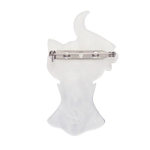 Cat in a Hat Brooch  -  Erstwilder  -  Quirky Resin and Enamel Accessories