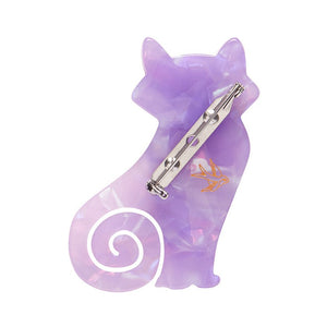 Maude Cat Brooch  -  Erstwilder  -  Quirky Resin and Enamel Accessories
