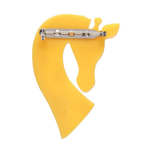 Gingerly Awaiting Gina Brooch  -  Erstwilder  -  Quirky Resin and Enamel Accessories