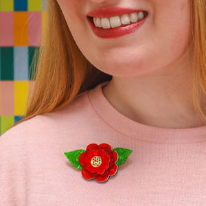 Rosalita Brooch  -  Erstwilder  -  Quirky Resin and Enamel Accessories