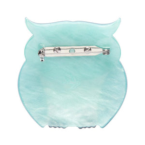 Beatrice the Barn Owl Brooch  -  Erstwilder  -  Quirky Resin and Enamel Accessories