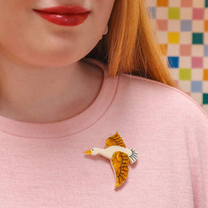 Beatrice Beswick Brooch  -  Erstwilder  -  Quirky Resin and Enamel Accessories