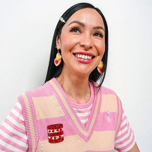 Glamington Cake Brooch  -  Erstwilder  -  Quirky Resin and Enamel Accessories