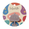 Classic Cake Stand Brooch - Silver  -  Erstwilder  -  Quirky Resin and Enamel Accessories