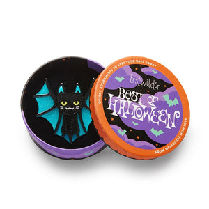 Bat Cat Brooch  -  Erstwilder  -  Quirky Resin and Enamel Accessories