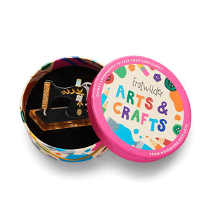 By a Thread Brooch  -  Erstwilder  -  Quirky Resin and Enamel Accessories