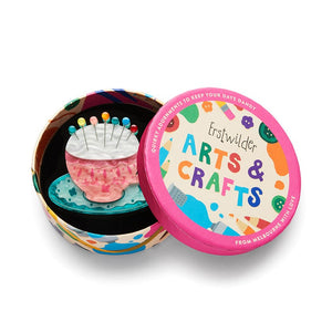 Pins and Needles Brooch  -  Erstwilder  -  Quirky Resin and Enamel Accessories