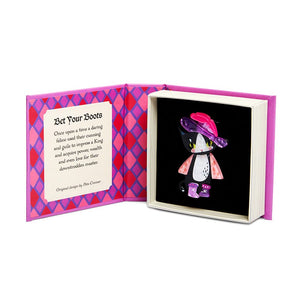 Bet Your Boots Brooch  -  Erstwilder  -  Quirky Resin and Enamel Accessories