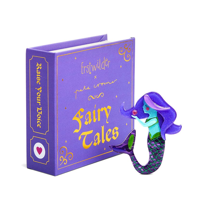Raise Your Voice Brooch  -  Erstwilder  -  Quirky Resin and Enamel Accessories