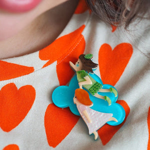 Never Grow Up Brooch  -  Erstwilder  -  Quirky Resin and Enamel Accessories