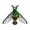Glimmer the Hawk Moth Brooch  -  Erstwilder  -  Quirky Resin and Enamel Accessories