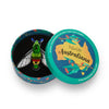 Glimmer the Hawk Moth Brooch  -  Erstwilder  -  Quirky Resin and Enamel Accessories