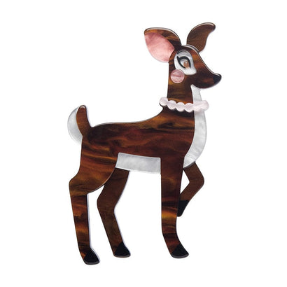 Penny the Deer Brooch  -  Erstwilder  -  Quirky Resin and Enamel Accessories