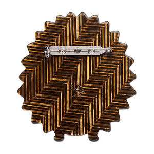 Harriet the Hedgehog Brooch  -  Erstwilder  -  Quirky Resin and Enamel Accessories