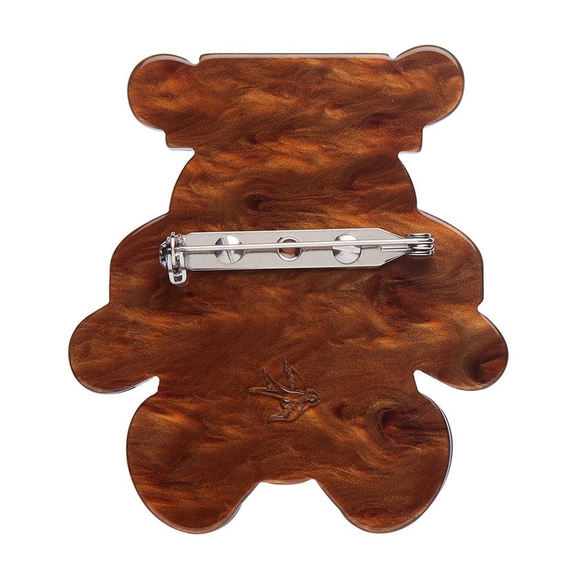 Teddy Yeoman Brooch  -  Erstwilder  -  Quirky Resin and Enamel Accessories