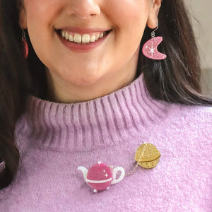 Infusion of Energy Brooch  -  Erstwilder  -  Quirky Resin and Enamel Accessories