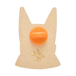 Fangtastic Kitty Enamel Pin  -  Erstwilder  -  Quirky Resin and Enamel Accessories