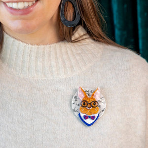The Brightest Bunny Brooch  -  Erstwilder  -  Quirky Resin and Enamel Accessories